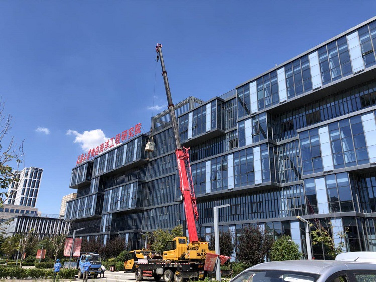 天津大学青岛海洋工程研究院分布式光伏+微网储能项目开工